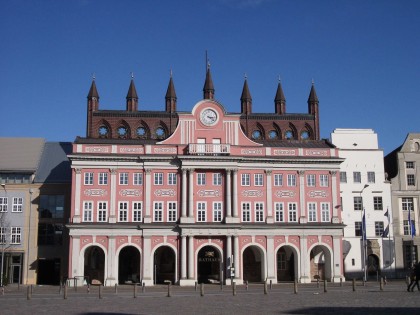 Photo: architectural monuments, Town Hal in Rostock, Mecklenburg-Western Pomerania