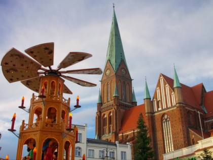 Photo: architectural monuments, Schwerin Cathedral , Mecklenburg-Western Pomerania