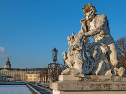 Photo: museums and exhibitions, parks and recreation, castles, fortresses and palaces, Ducal Palace Karlsruhe, Baden-Wuerttemberg